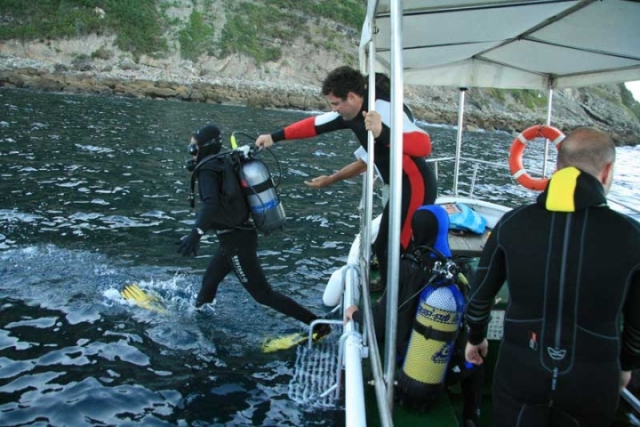 barco de buceo